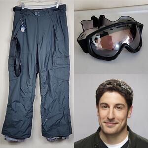 Jason Biggs 686 Smarty Small Grey Snow Pants and Goggles Set